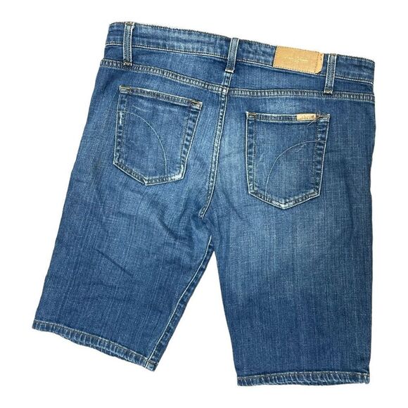 Joe’s Jeans Size 28 Blue Denim Jean Bermuda Shorts Stretch Classic EUC Preppy - Picture 6 of 6